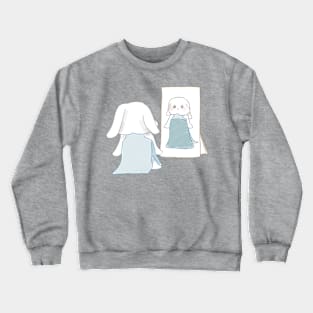 Bunny in the mirror | Bunniesmee Crewneck Sweatshirt